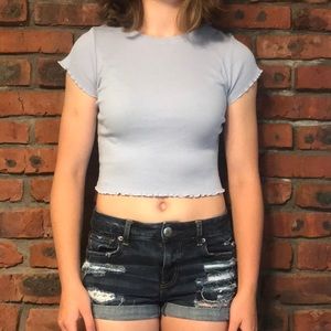 Light Purple Crop-Top